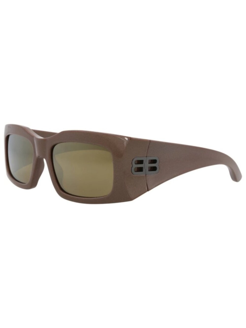 New Balenciaga Women's Sunglasses Square Rectangle Bio Injection Frame Unisex